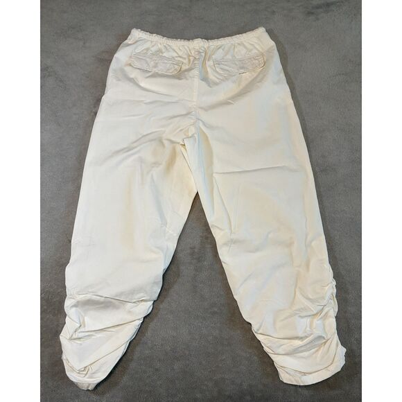 Free People New Light Parachute Pants Large Off-White - Picture 5 of 7